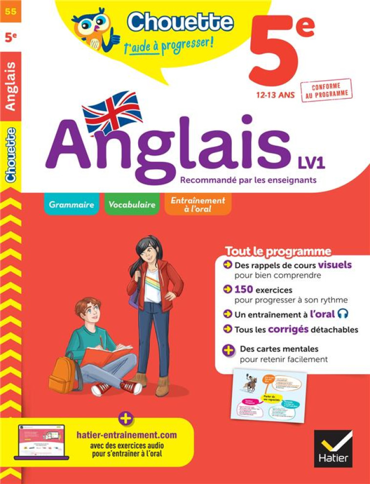 CHOUETTE 5E ANGLAIS - NEMNI-NATAF/TOUATI - HATIER SCOLAIRE