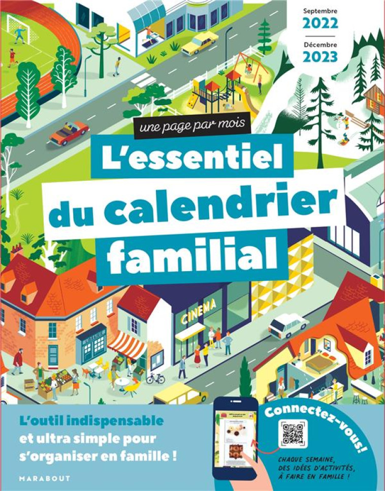 GRAND CALENDRIER DE LA FAMILLE : L'ESSENTIEL ! 16 MOIS - SEPT 2022 A DEC 2023 - XXX - NC