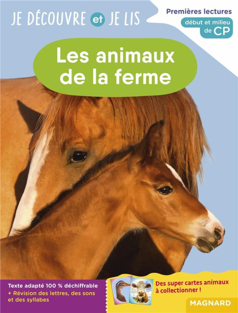 JE DECOUVRE ET JE LIS - LES ANIMAUX DE LA FERME - GOMBERT/RENAUD - MAGNARD