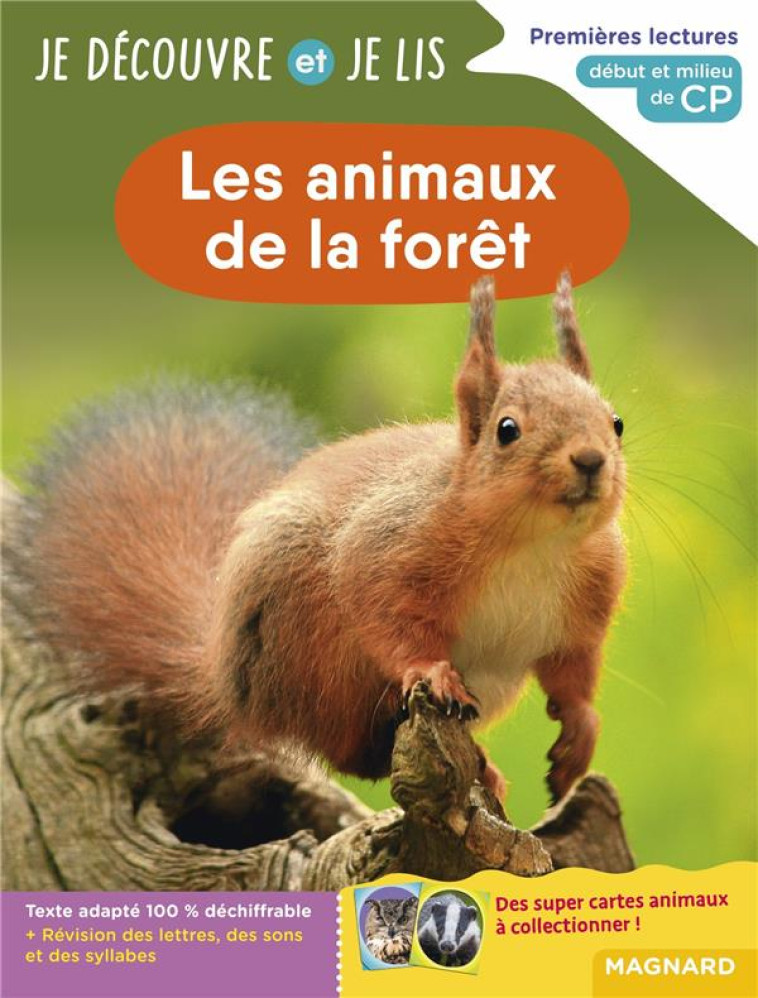 JE DECOUVRE ET JE LIS - LES ANIMAUX DE LA FORET - GOMBERT/RENAUD - MAGNARD