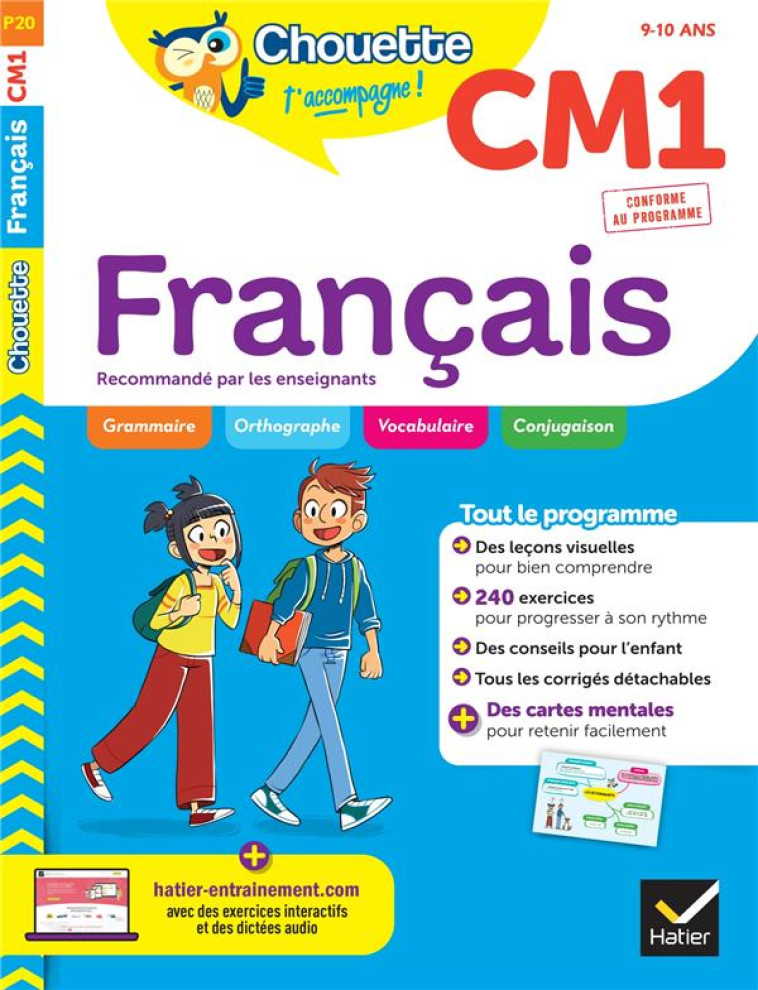 CHOUETTE CM1 FRANCAIS - BARGE EVELYNE - HATIER SCOLAIRE