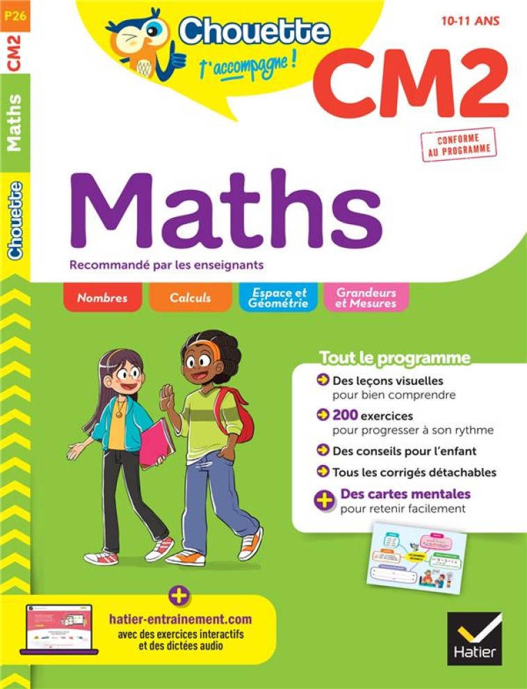 CHOUETTE CM2 MATHS - COHEN ALBERT - HATIER SCOLAIRE