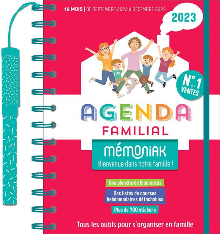 AGENDA FAMILIAL MEMONIAK 2022-2023 - NESK - NC