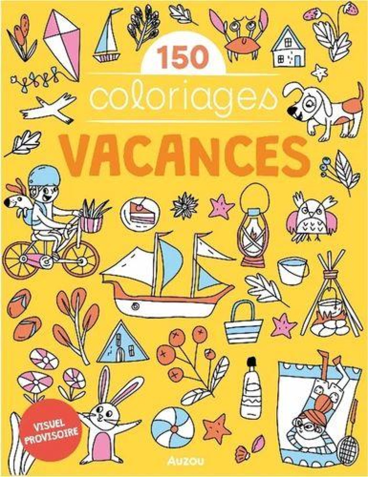 MES GRANDS COLORIAGES - VACANCES - BELLE MARUSHA - PHILIPPE AUZOU