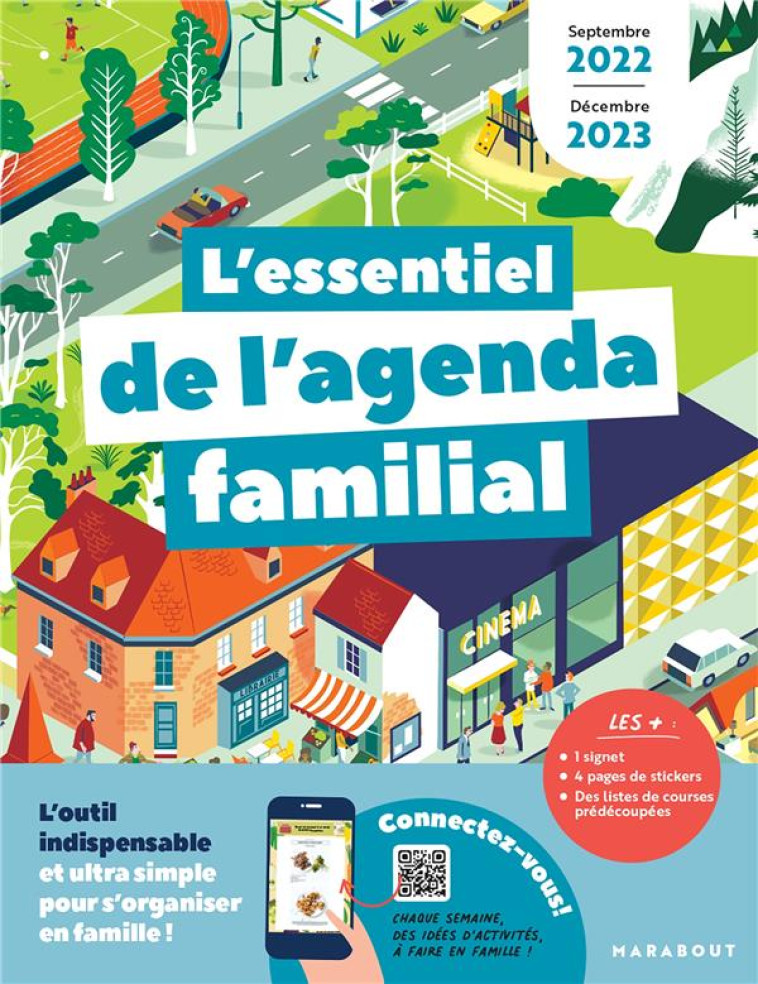 L'ESSENTIEL AGENDA FAMILIAL 16 MOIS - SEPT 2022 A DEC 2023 - XXX - NC