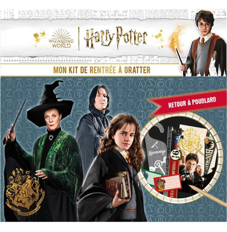 HARRY POTTER - MON MATERIEL DE RENTREE A GRATTER - RETOUR A POUDLARD ! - XXX - PRISMA