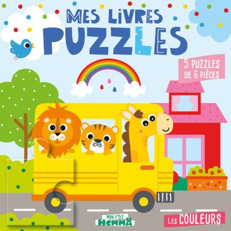 MON P'TIT HEMMA - MES LIVRES PUZZLES - LES COULEURS - CAROTTE ET COMPAGNIE - HEMMA