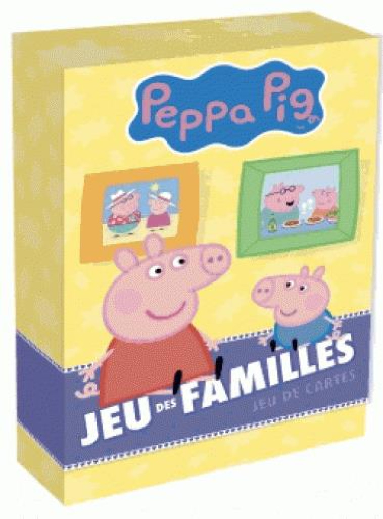 PEPPA PIG - BOITE DE CARTES - JEU DES FAMILLES - XXX - NC