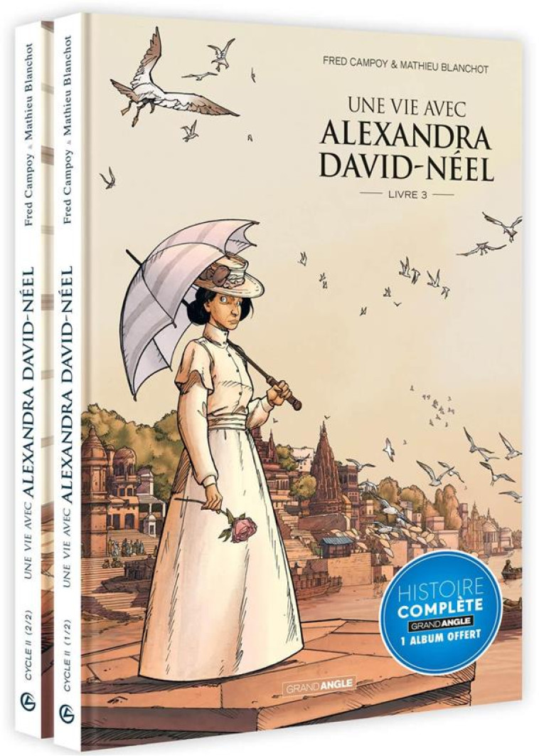 UNE VIE AVEC ALEXANDRA DAVID-NEEL - PACK PROMO CYCLE 2 - BLANCHOT/FRED CAMPOY - BAMBOO