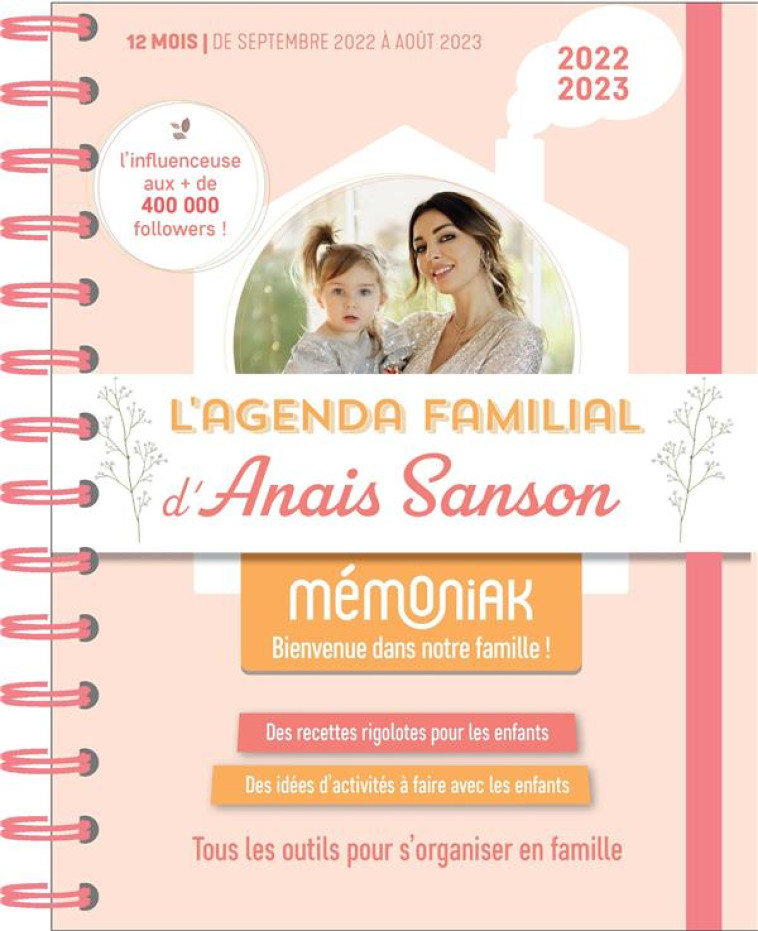 L AGENDA FAMILIAL D ANAIS SANSON MEMONIAK 2022-2023 - SANSON ANAIS - NC