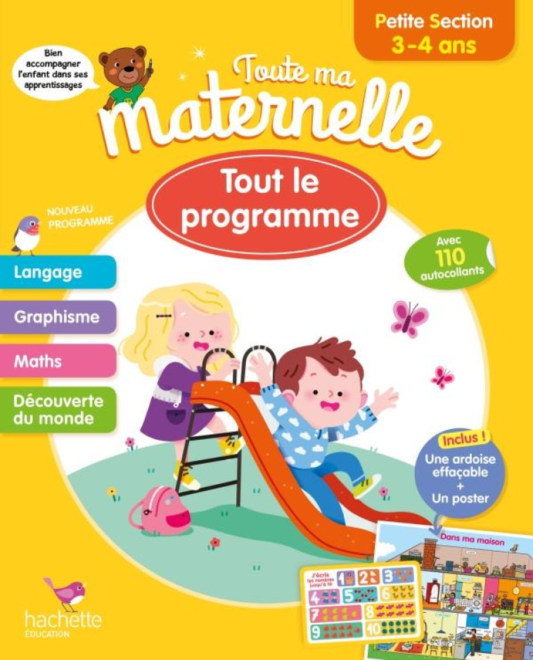 TOUTE MA MATERNELLE - TOUT LE PROGRAMMME - PETITE SECTION 3 - 4 ANS - BLANDINO GUY - HACHETTE