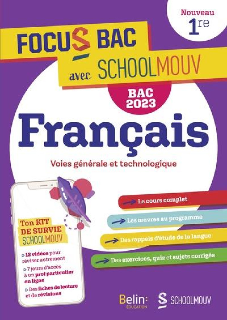 FRANCAIS PREMIERE - NOUVELLE EDITION BAC 2023 - KUTUKDJIAN/STEPHAN - BELIN