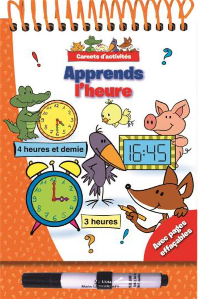 APPRENDS L-HEURE A PARTIR DE 4 ANS - XXX - NC