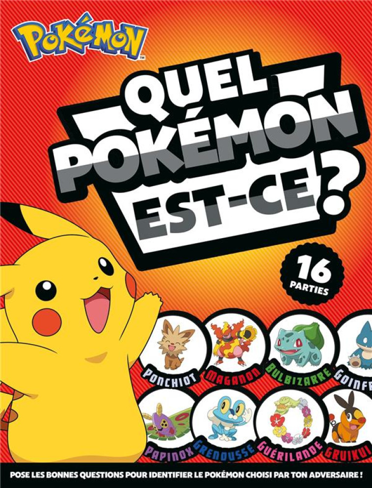 POKEMON - QUEL PERSO ES-TU ? - XXX - HACHETTE