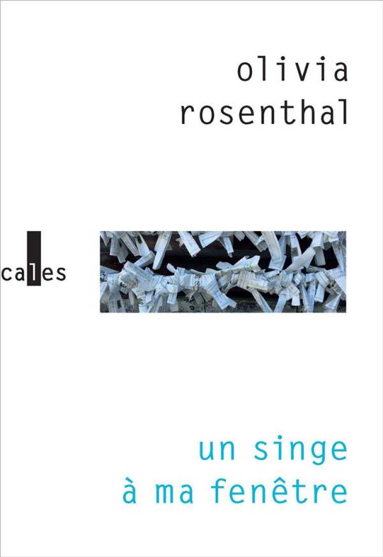 UN SINGE A MA FENETRE - ROSENTHAL OLIVIA - GALLIMARD