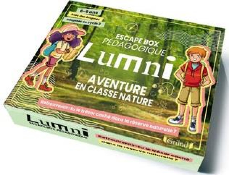 ESCAPE BOX LUMNI - 6-9 ANS - AVENTURE EN CLASSE NATURE - LUMNI/CYRIELLE - NC