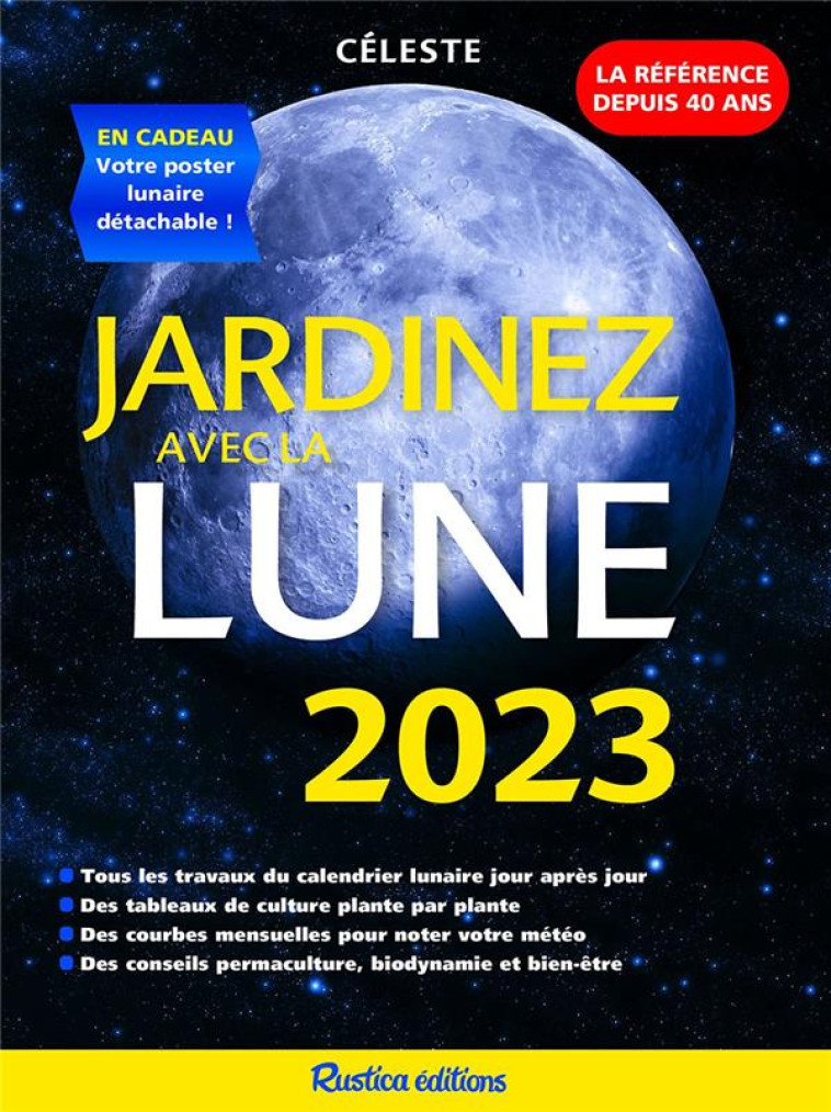 JARDINEZ AVEC LA LUNE 2023 - TREDOULAT THERESE - RUSTICA