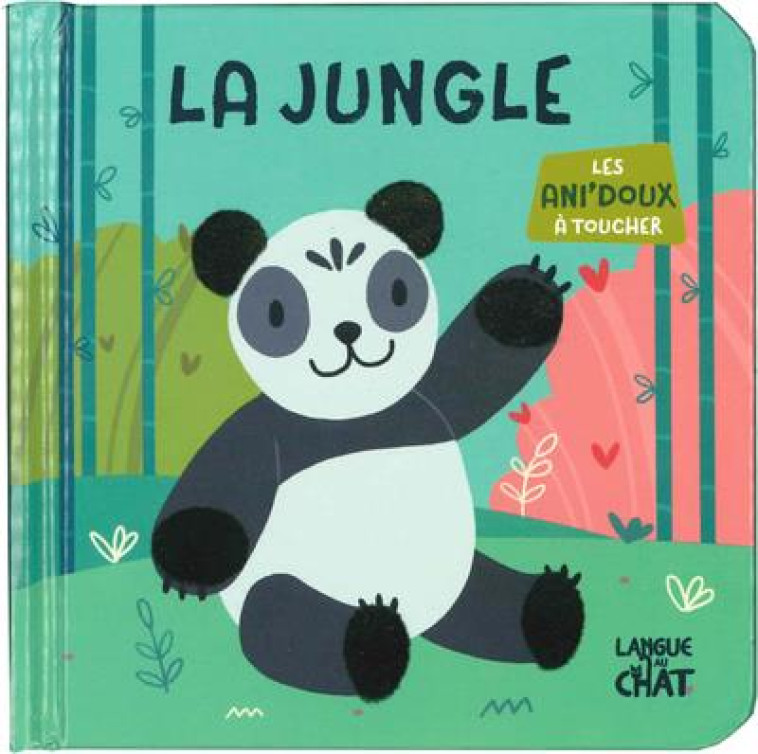 LES ANI'DOUX - LA JUNGLE - PILLOW/COLLECTIF - LANGUE AU CHAT