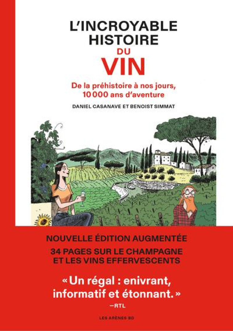 L'INCROYABLE HISTOIRE DU VIN 4E EDITION - SIMMAT/CASANAVE - ARENES