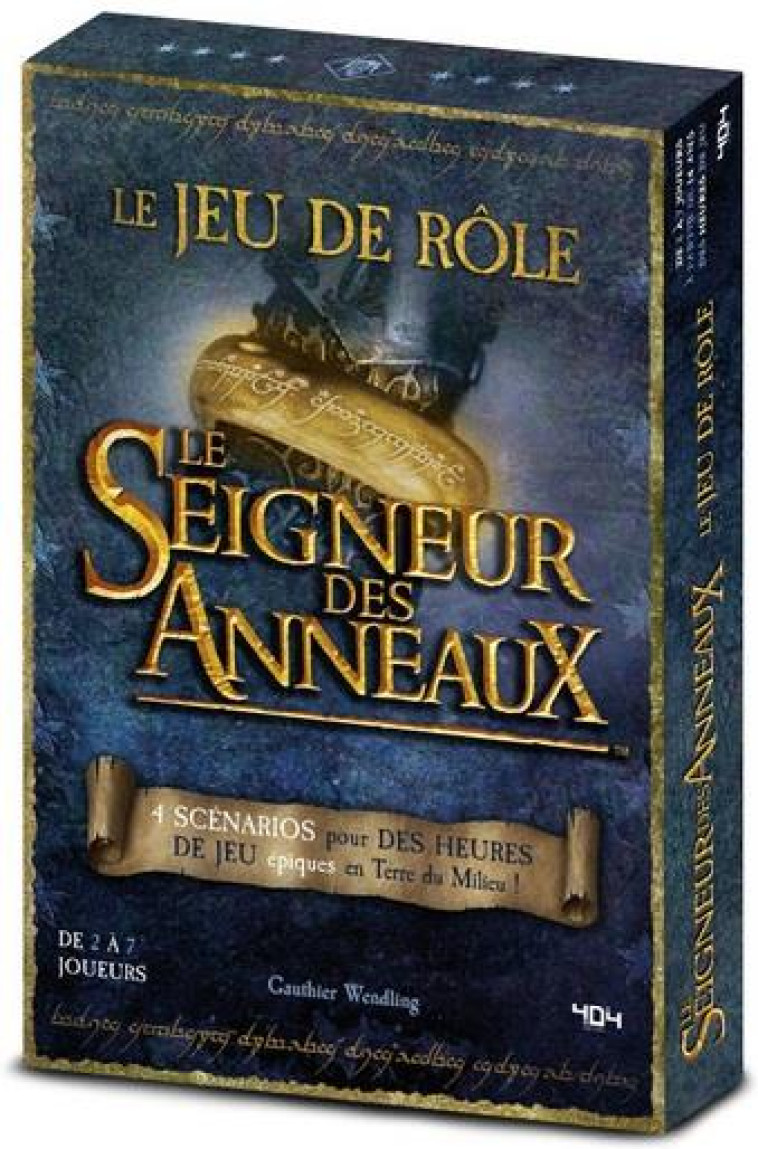 LE SEIGNEUR DES ANNEAUX - LE JEU DE ROLE OFFICIEL - WARNER BROS/WENDLING - NC