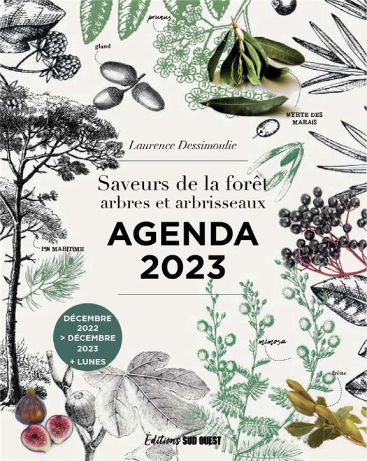 AGENDA 2023 SAVEURS DE LA FORET :  ARBRES ET ARBRISSEAUX - DESSIMOULIE LAURENCE - NC