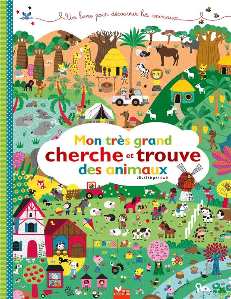 MON TRES GRAND CHERCHE ET TROUVE DES PETITS -  ANIMAUX - GWE - HACHETTE