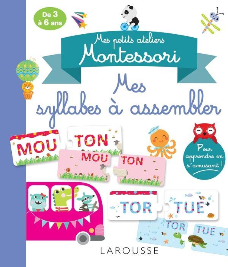 MES PETITS ATELIERS MONTESSORI MES SYLLABES A ASSEMBLER - COLLECTIF - LAROUSSE