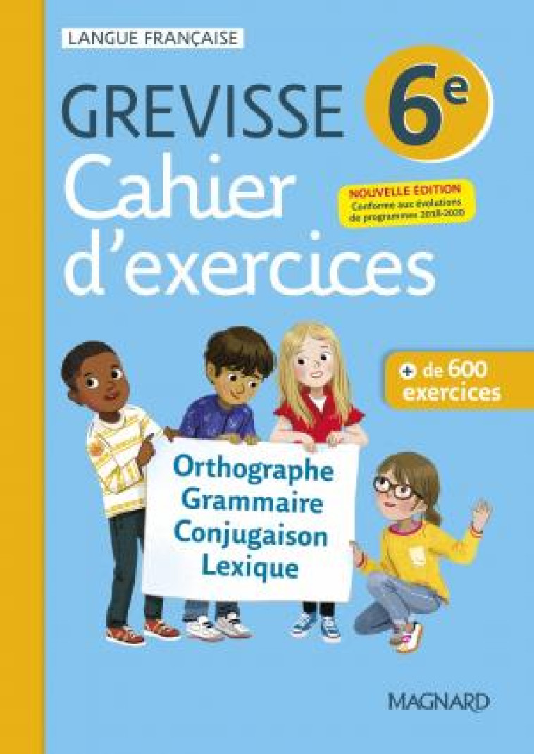 CAHIER GREVISSE 6E (2021) - CARRERE/DUFOUR - MAGNARD