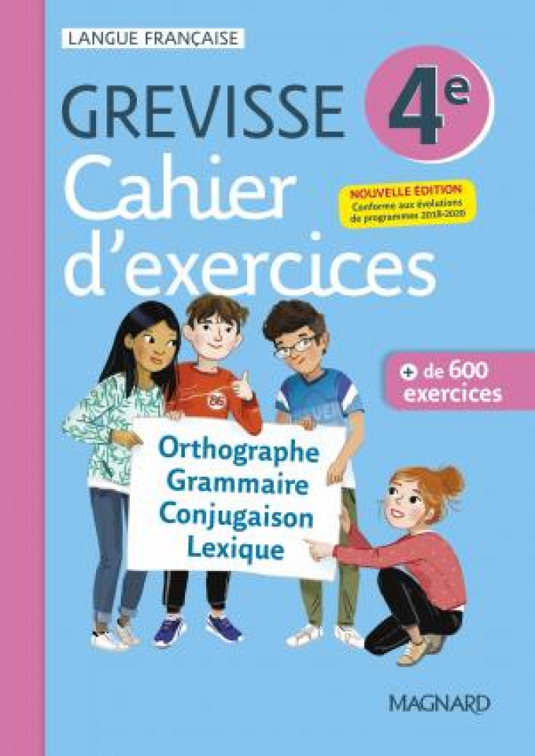 CAHIER GREVISSE 4E (2021) - PELLAT J-C. - MAGNARD