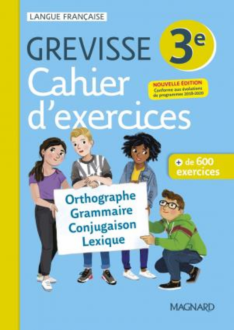 CAHIER GREVISSE 3E (2021) - DUFOUR/RIETZ - MAGNARD