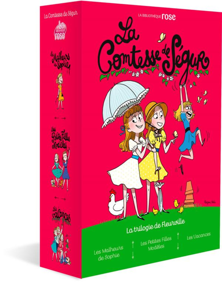 COFFRET COMTESSE DE SEGUR - LA TRILOGIE DE FLEURVILLE - SEGUR - HACHETTE