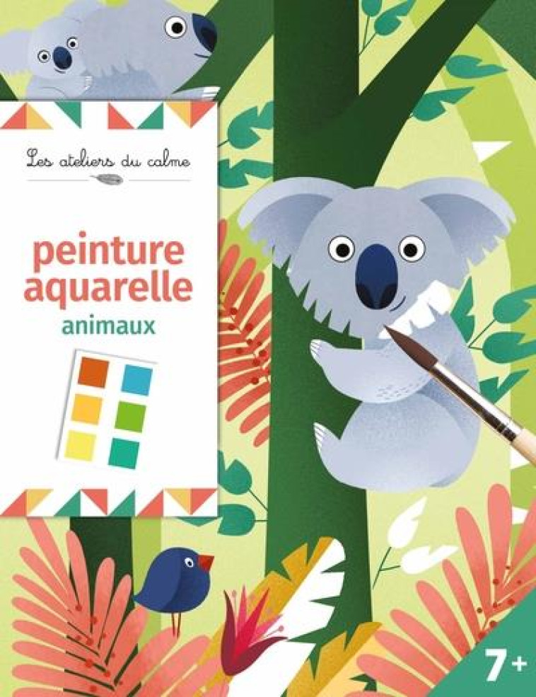 PEINTURE AQUARELLE - LES ANIMAUX - POCHETTE AVEC ACCESSOIRES - LA BALEINE LILI - NC