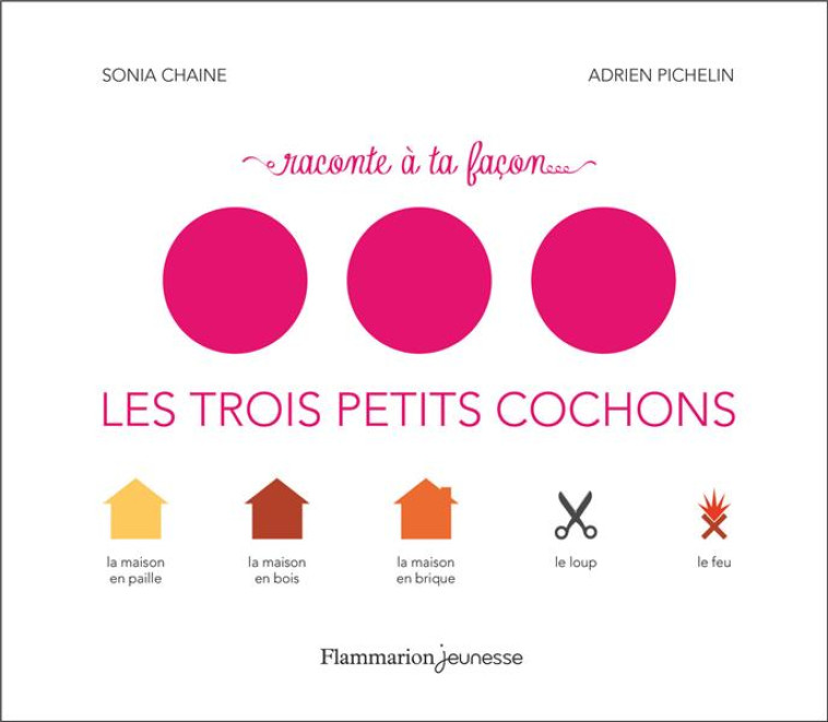 RACONTE A TA FACON - LES TROIS PETITS COCHONS - PICHELIN/CHAINE - FLAMMARION