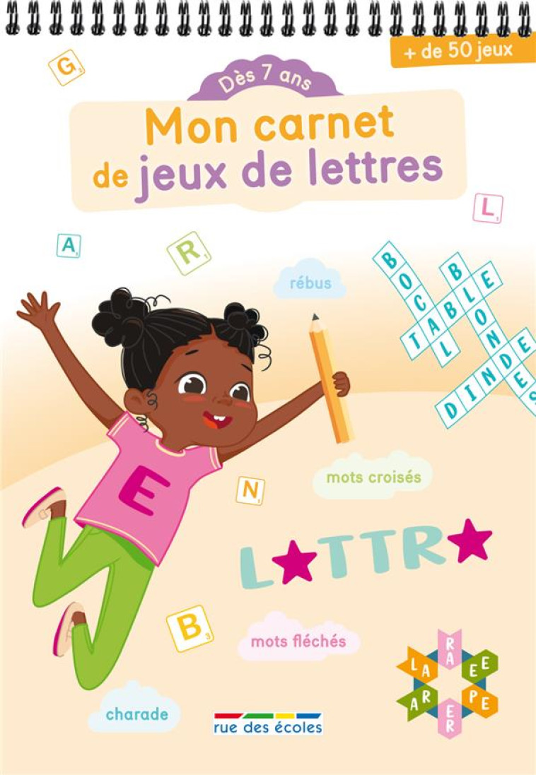 MON CARNET DE JEUX DE LETTRES - COLLECTIF - ANNALES-RDECOLE