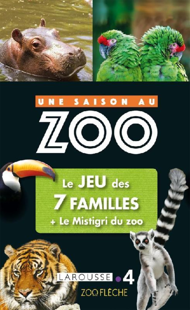 JEU DES 7 FAMILLES UNE SAISON AU ZOO - COLLECTIF - LAROUSSE