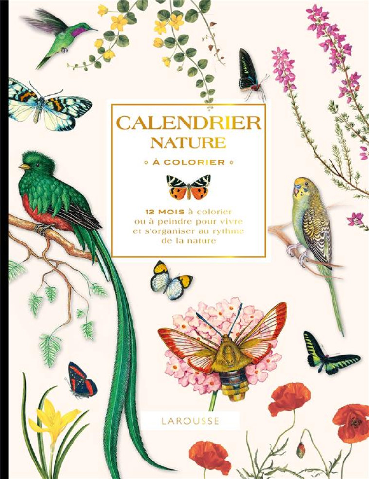 CALENDRIER NATURE A COLORIER - XXX - NC