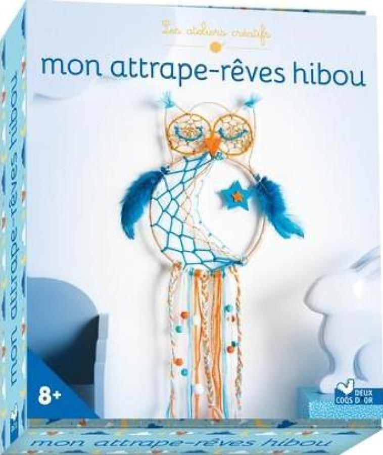 ATTRAPE-REVES HIBOU - COFFRET AVEC ACCESSOIRES - HUMBERT VIRGINIE - HACHETTE