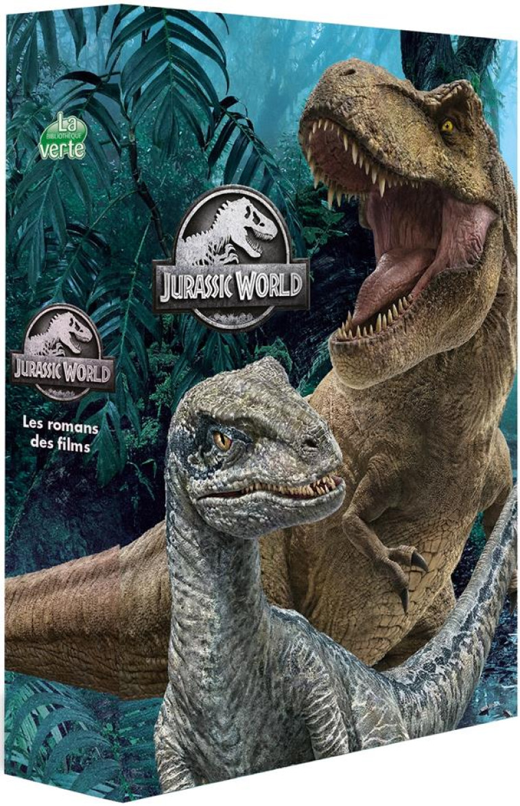 FILMS BB VERTE 10-12 - COFFRET JURASSIC WORLD - LES ROMANS DES FILMS - XXX - HACHETTE