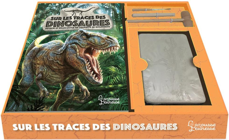 SUR LES TRACES DES DINOSAURES - OLIVAUX/DEL NEVO - LAROUSSE