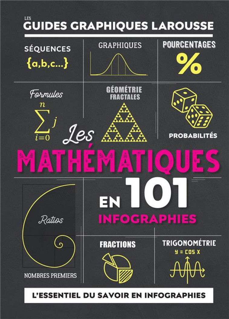 LES MATHEMATIQUES EN 101 INFOGRAPHIES - XXX - LAROUSSE