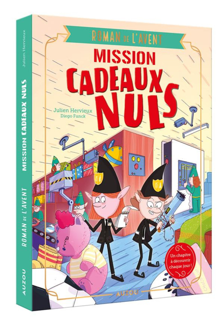 MISSION CADEAUX NULS - ROMAN DE L 'AVENT - HERVIEUX/FUNCK - PHILIPPE AUZOU