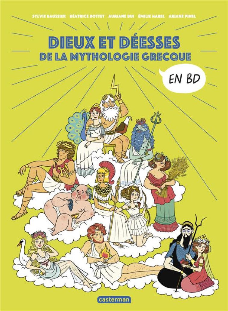 LES DIEUX DE LA MYTHOLOGIE GRECQUE EN BD - BOTTET/BAUSSIER/BUI - CASTERMAN