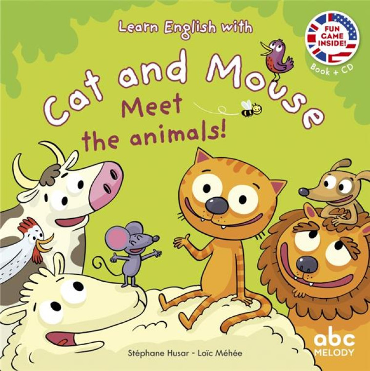 LEARN ENGLISH WITH CAT AND MOUSE - MEET THE ANIMALS - HUSAR/MEHEE - ABC MELODY