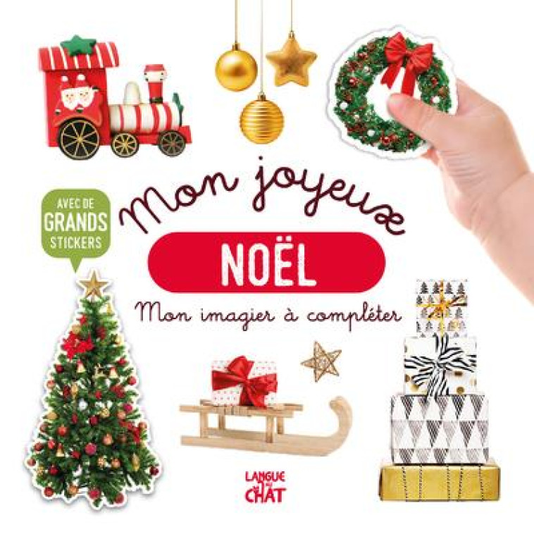 MON BEL IMAGIER A COMPLETER - MON JOYEUX NOEL - COLLECTIF - LANGUE AU CHAT