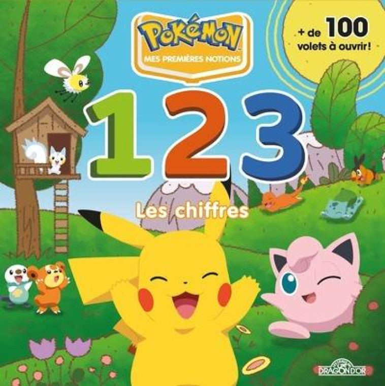 POKEMON PIKACHU APPRENDS-MOI ! LES CHIFFRES - THE POKEMON COMPANY - DRAGON D'OR