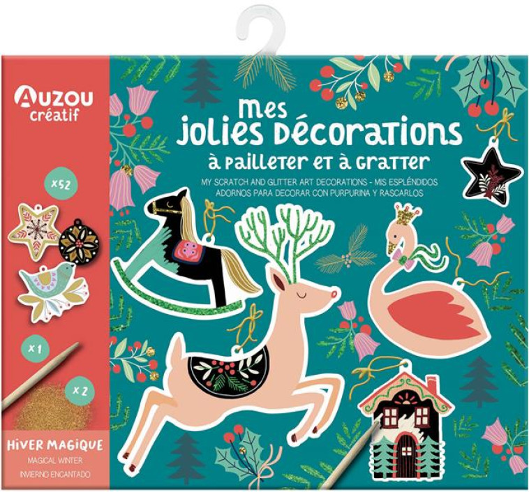 MES JOLIES DECORATIONS A PAILLETER ET A GRATTER - BROOKS FEENA - NC