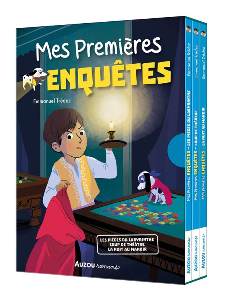 MES PREMIERES ENQUETES - T04 - COFFRET BIBLIOTHEQUE 4 (TOMES 10/11/12) MES PREMIERES ENQUETES - TREDEZ EMMANUEL - PHILIPPE AUZOU