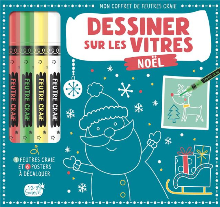 MON COFFRET DE FEUTRES CRAIE - NOEL NE - ATELIER CLORO - NC