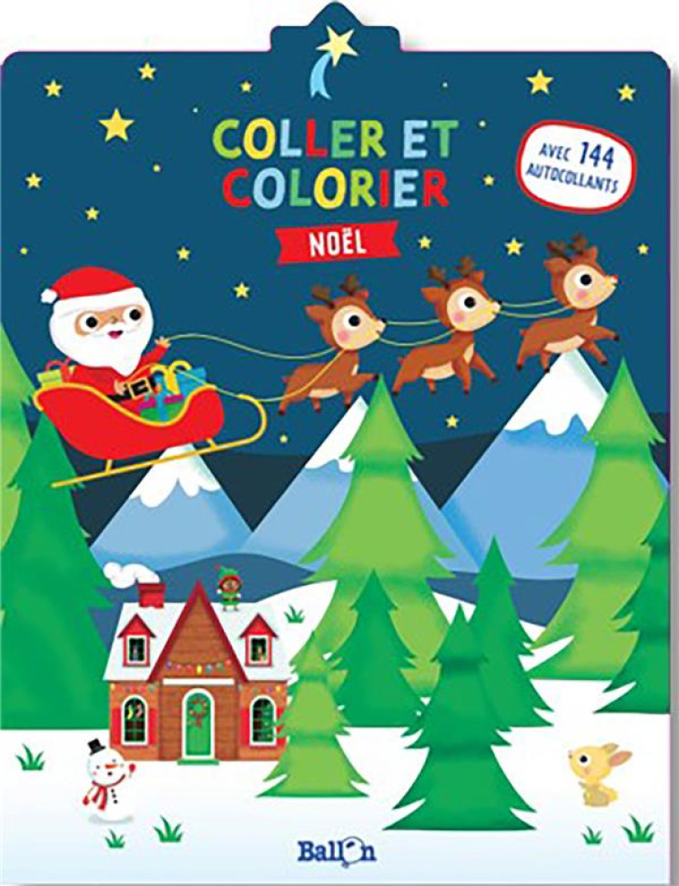 COLLER ET COLORIER - NOEL - XXX - NC