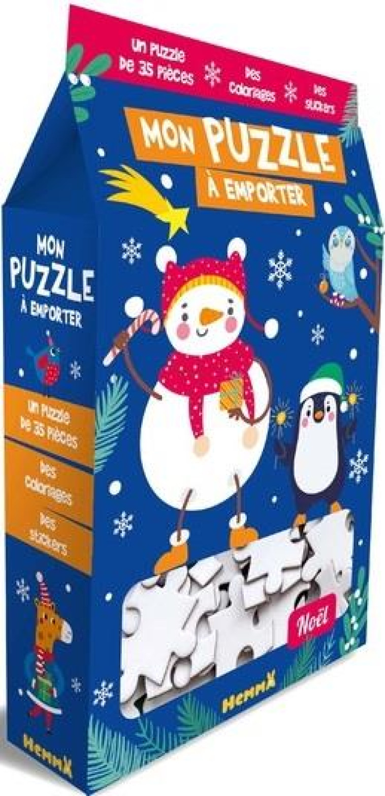 MON PUZZLE A EMPORTER - NOEL - COLLECTIF - HEMMA